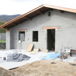 Surélévation de maison pour création d'un espace de lecture Ouangani